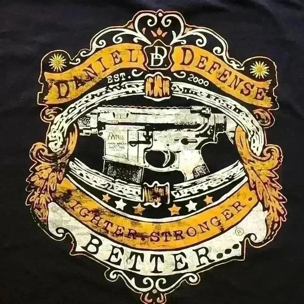 Daniel Defense 3xl Black T Shirt ☠️ EUC